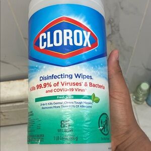 Clorox Disinfecting Wipes Canister - Blue, White, Green